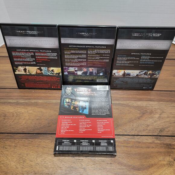 Set of 3 DVDs The Bourne Trilogy: Identity, Supremacy, Ultimatum - Picture 2 of 5